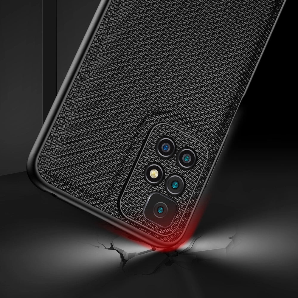 Dux Ducis Fino case cover covered with nylon material Xiaomi Redmi 10 blue_9