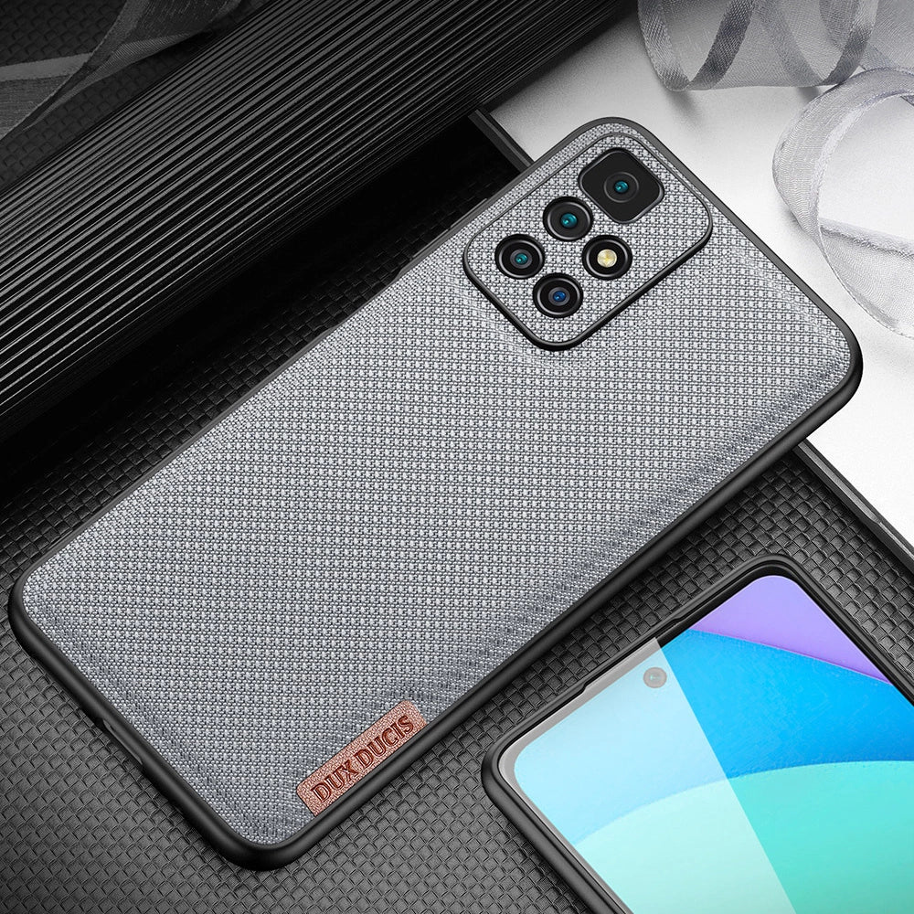 Dux Ducis Fino case cover covered with nylon material Xiaomi Redmi 10 green_14