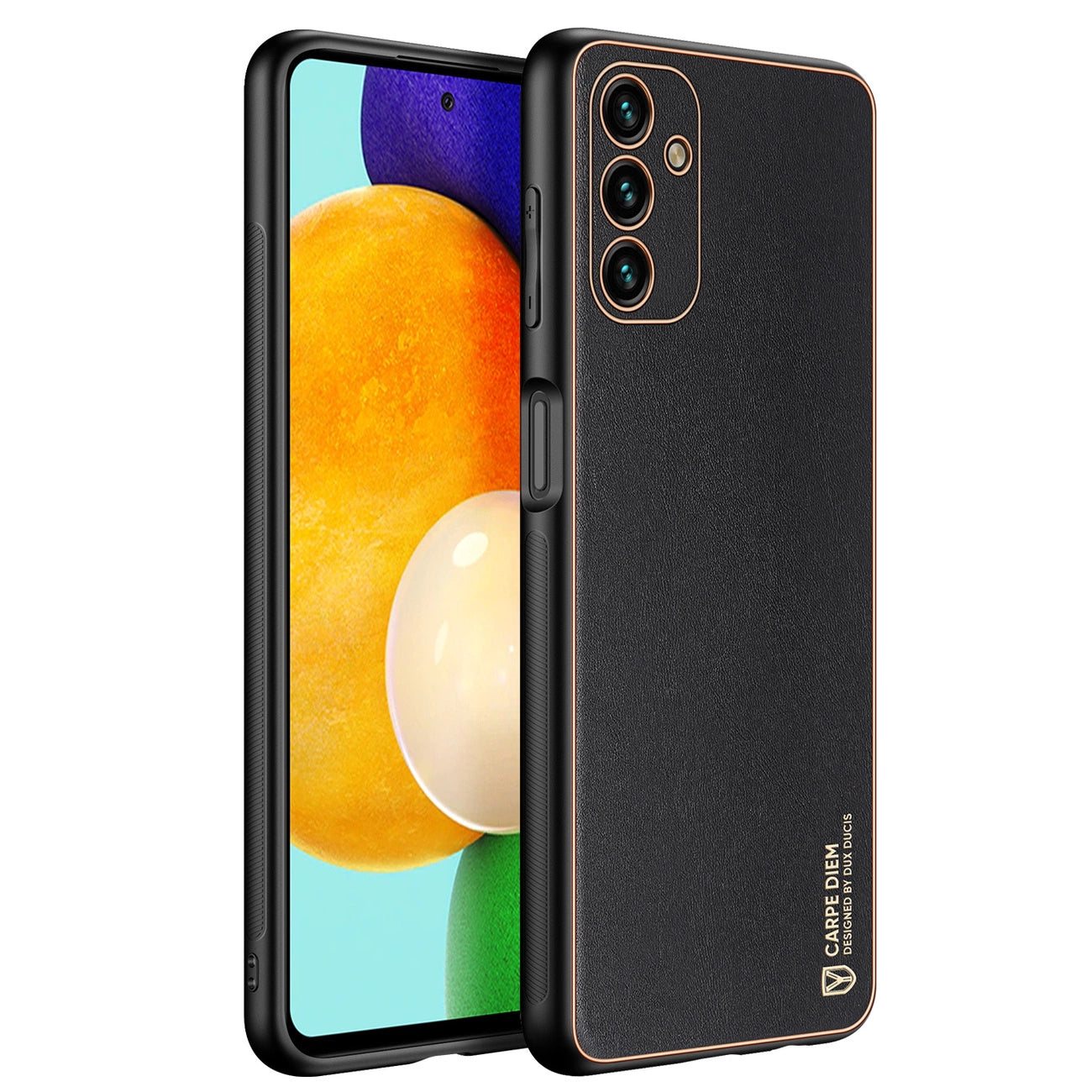 Dux Ducis Yolo elegant cover made of ecological leather for Samsung Galaxy A13 5G black_0