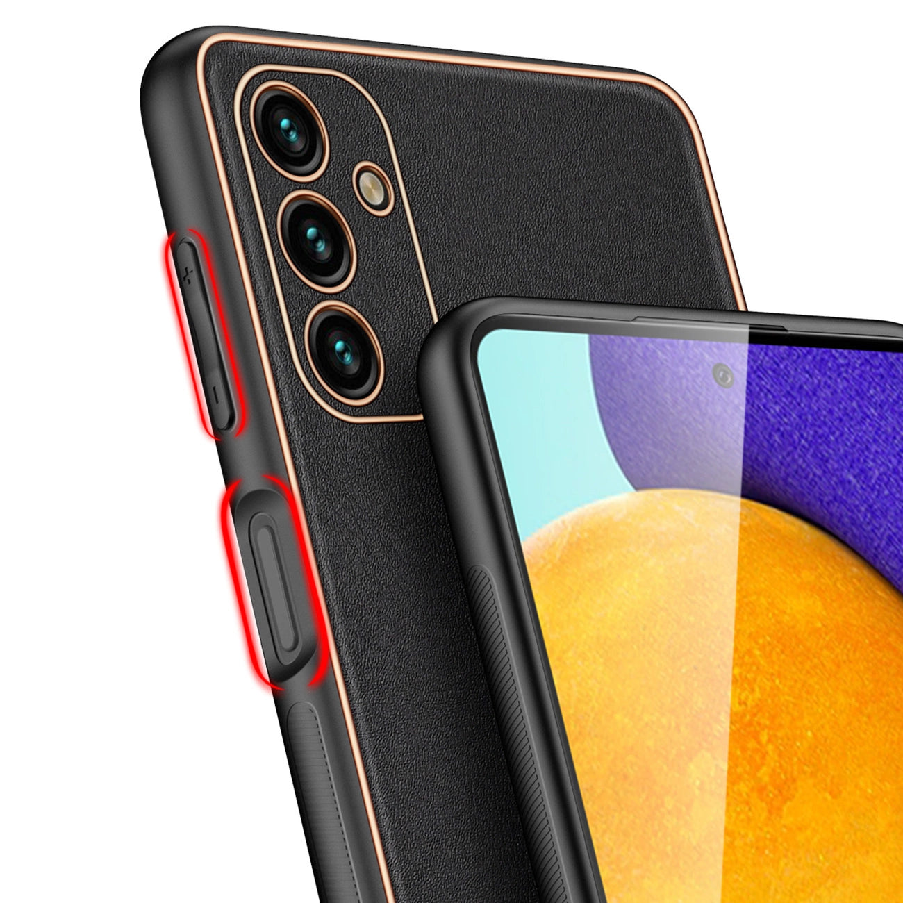 Dux Ducis Yolo elegant cover made of ecological leather for Samsung Galaxy A13 5G black_6