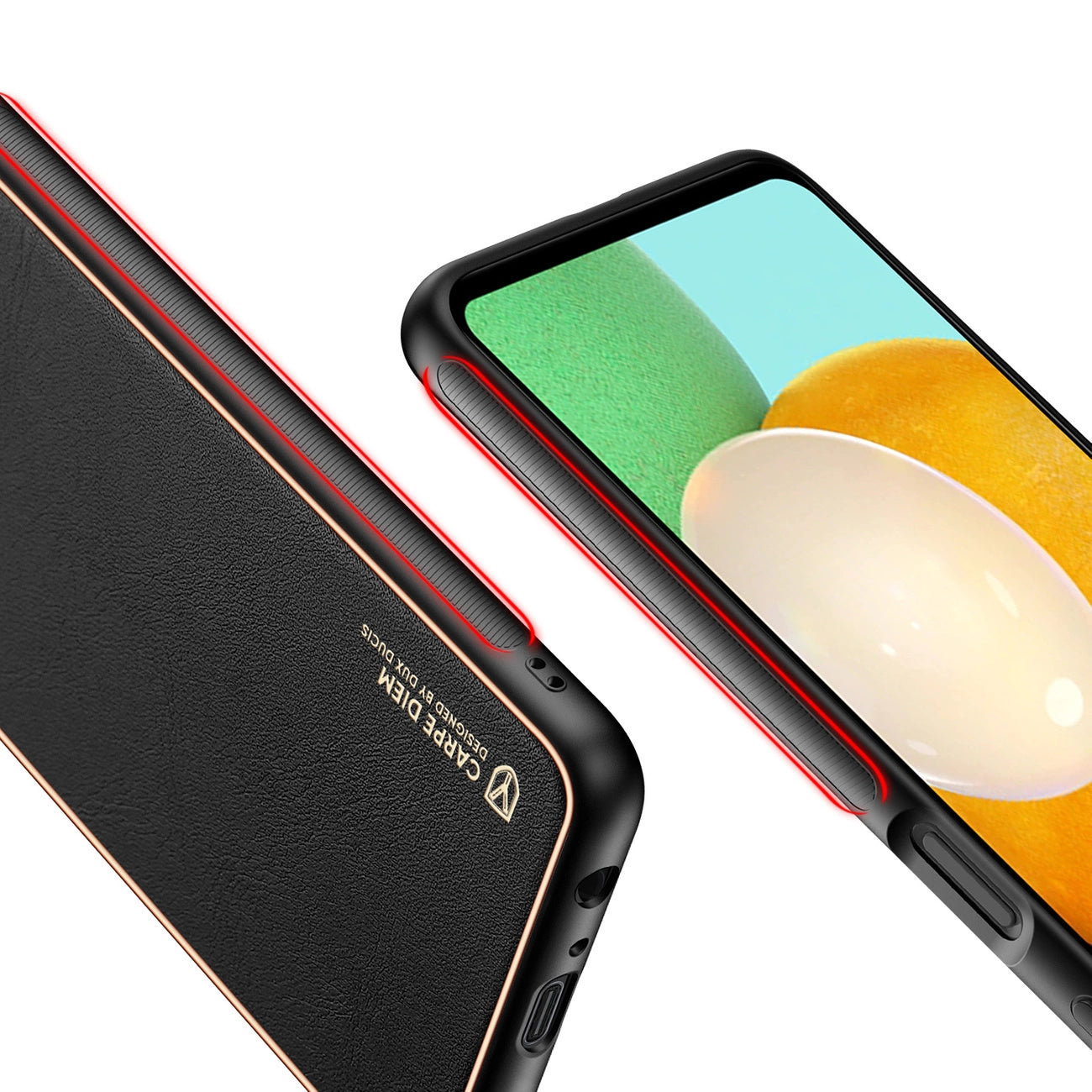 Dux Ducis Yolo elegant cover made of ecological leather for Samsung Galaxy A13 5G black_7
