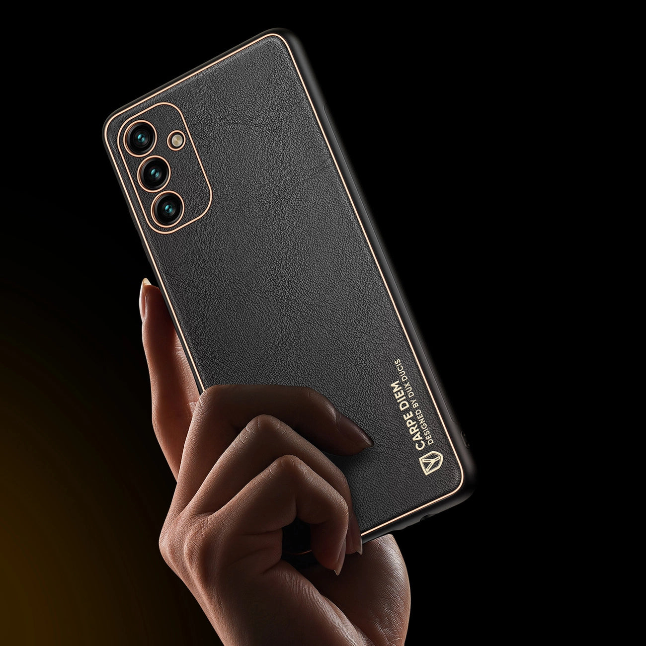 Dux Ducis Yolo elegant cover made of ecological leather for Samsung Galaxy A13 5G black_8