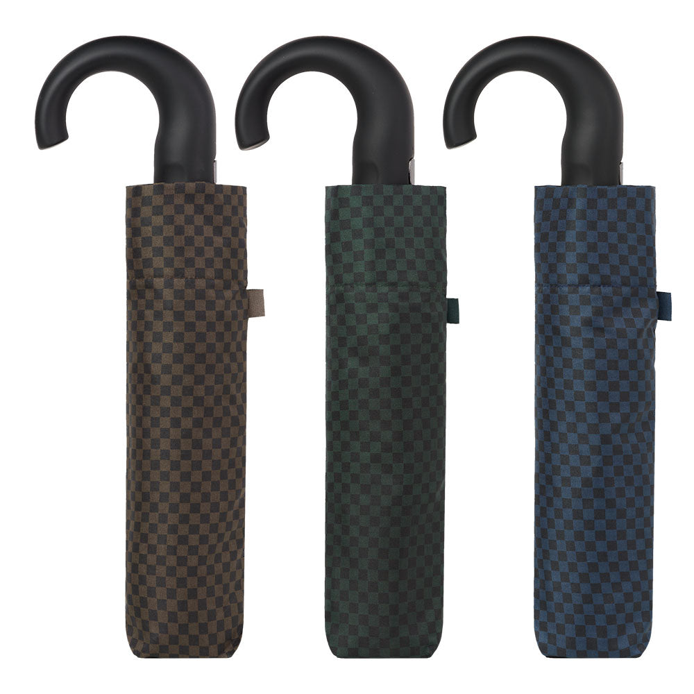 Mini guarda-chuva automático, 8 varetas ø101cm pongee cabo curvo clima cores / modelos sortidos_0
