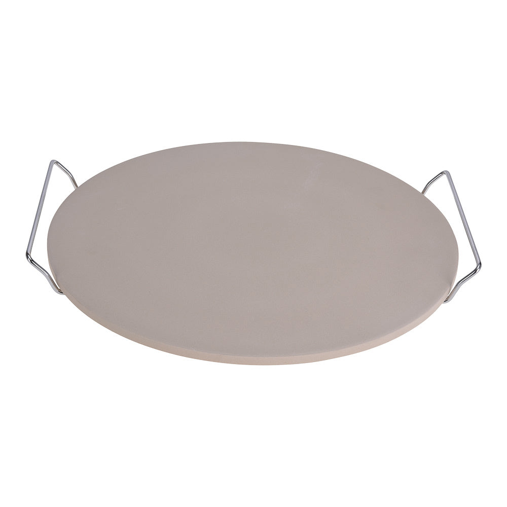 Pedra para fazer pizzas com pegas ø33cm_0