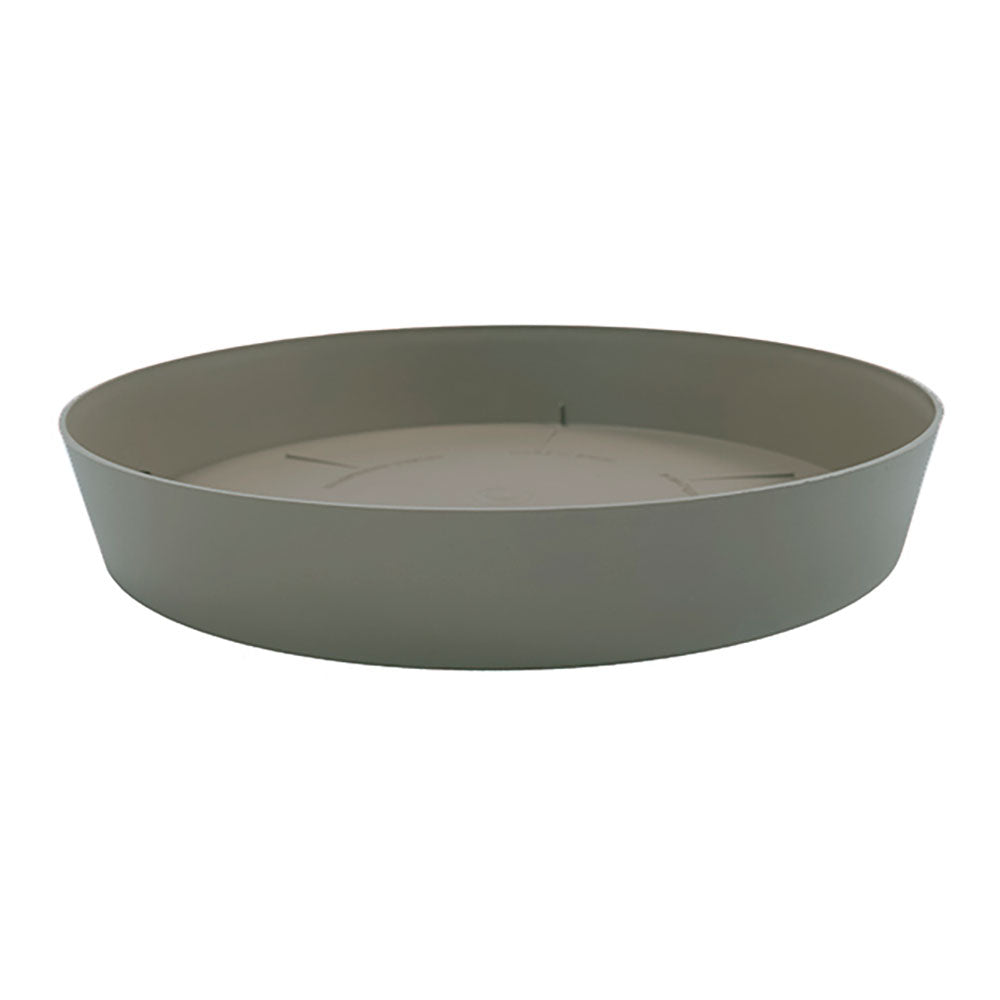 Prato de injeção para vaso cor taupe ø28x4,4cm_0