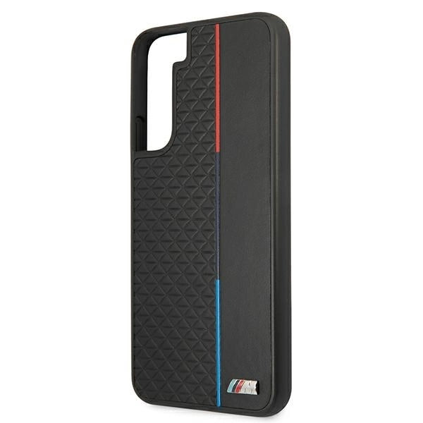 Etui BMW BMHCS22MTRTBK S22+ S906 czarny/black hardcase M Collection Triangles_5