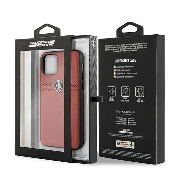 Ferrari FEOBAHCN58RE iPhone 11 Pro 5.8" red/red hardcase Off Track Leather_6
