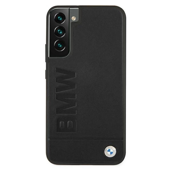 Etui BMW BMHCS22MSLLBK S22+ S906 czarny/black hardcase Signature Logo Imprint_2