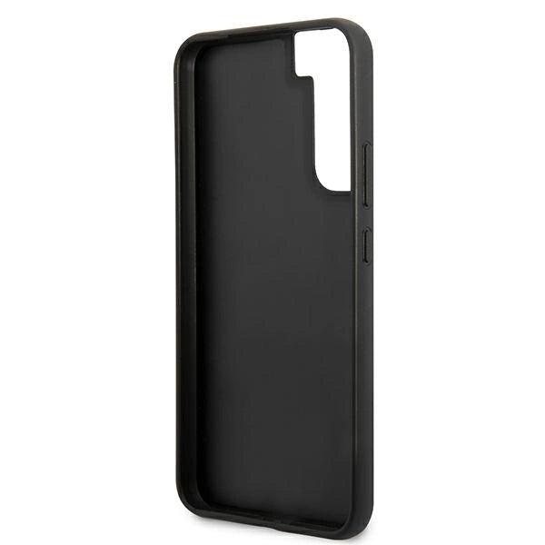 Etui hardcase BMW BMHCS22MPUCARTCBK S22+ S906 black/czarny M Collection Triangles_6