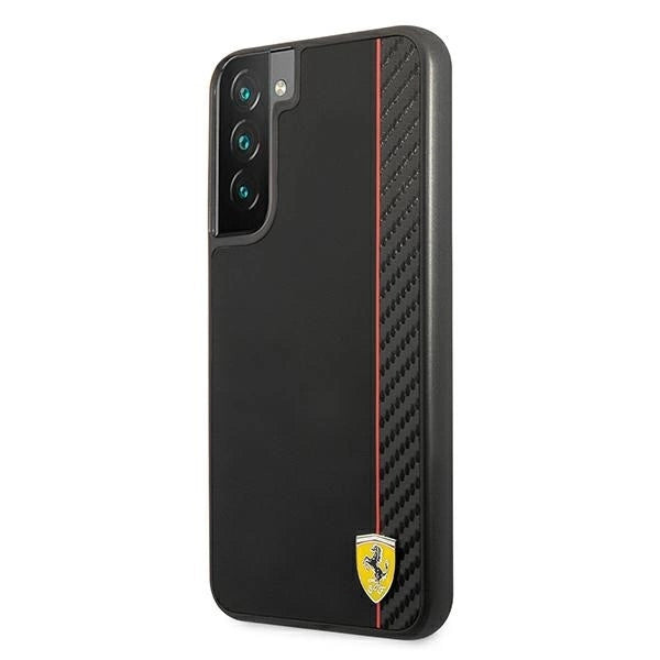 Ferrari FESAXHCS22MBK S22+ S906 black/black hardcase On Track Carbon Stripe_1