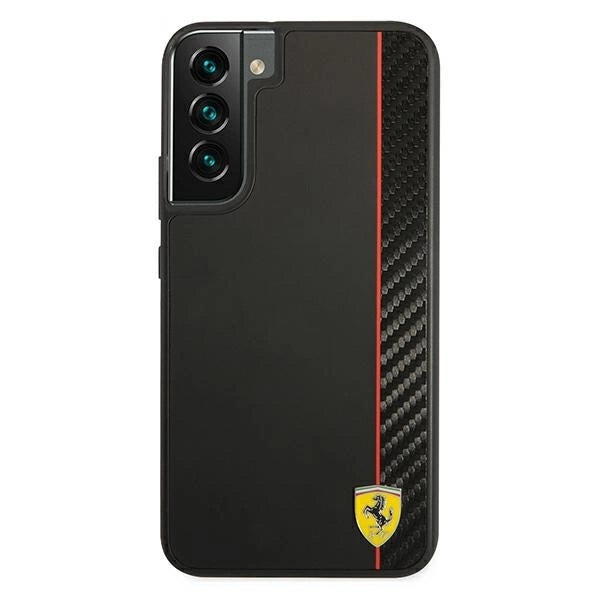 Ferrari FESAXHCS22MBK S22+ S906 black/black hardcase On Track Carbon Stripe_2