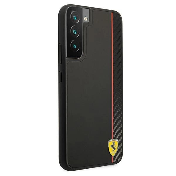 Ferrari FESAXHCS22MBK S22+ S906 black/black hardcase On Track Carbon Stripe_3