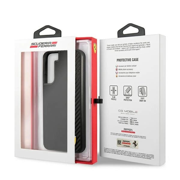 Ferrari FESAXHCS22MBK S22+ S906 black/black hardcase On Track Carbon Stripe_7