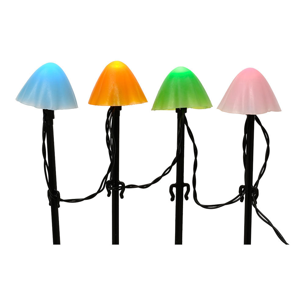 Estaca led em forma de cogumelo multicor com 8 funções para exterior 491763_0