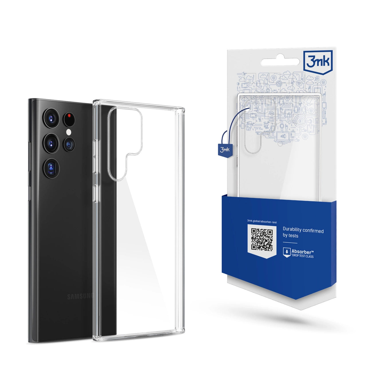 Samsung Galaxy S22 Ultra 5G - 3mk Clear Case_0