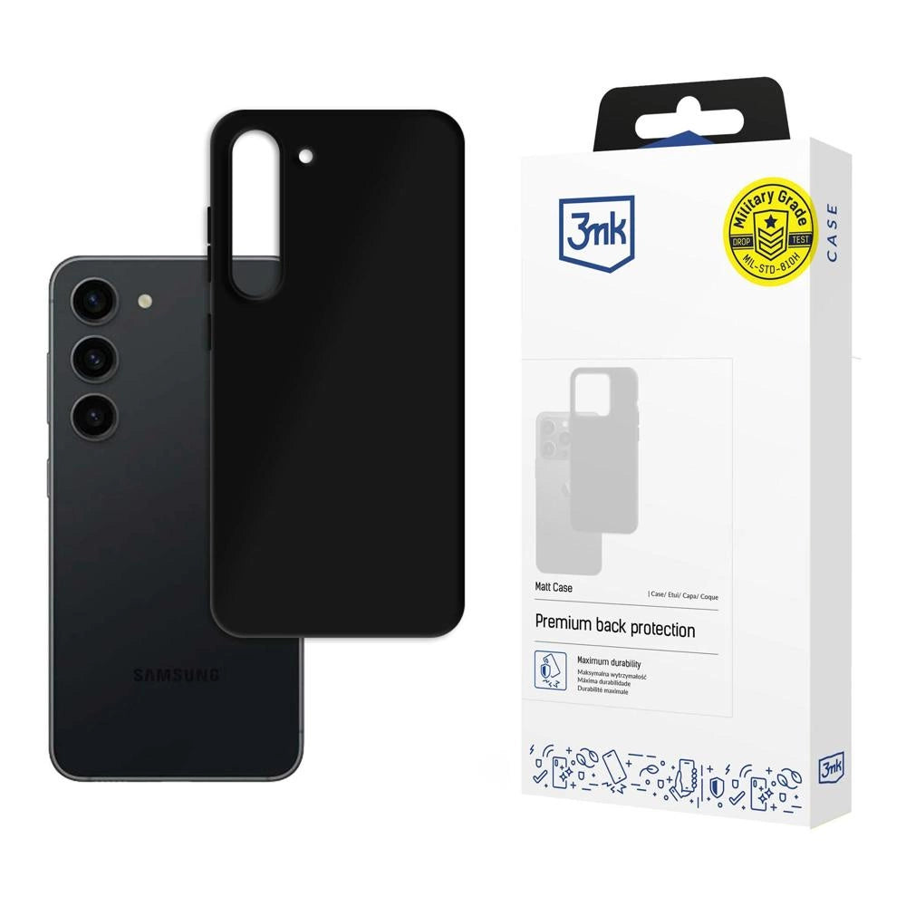 3mk Matt Case Sam S906 S22 Plus black / black_0