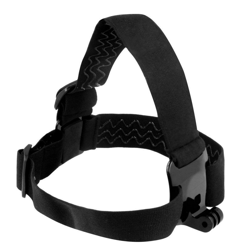 Headband for GoPro, DJI Osmo Action, EKEN, SJCam, Insta360 action cameras + long mounting screw black_1