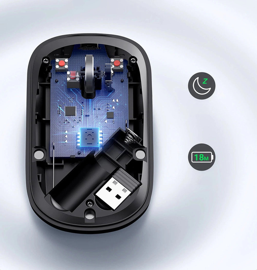 Ugreen handy wireless mouse USB black (MU001)_7