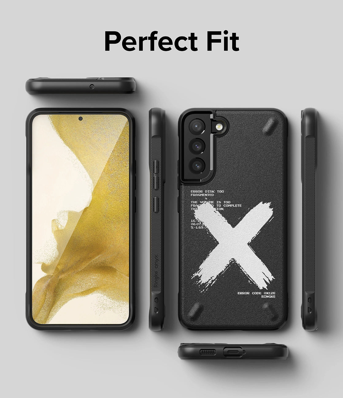 Ringke Onyx Design Durable TPU Cover for Samsung Galaxy S22 + (S22 Plus) black (Graffiti) ()_9