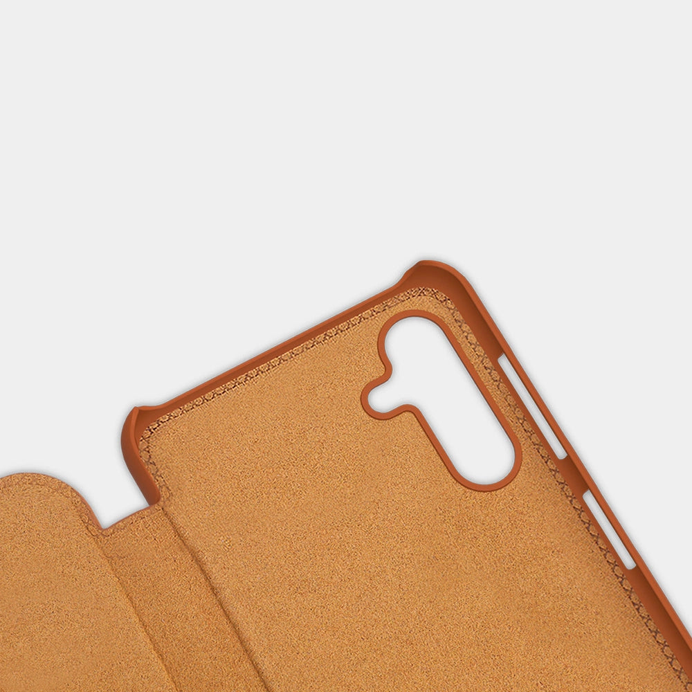 Nillkin Qin leather holster case for Samsung Galaxy A13 5G brown_14