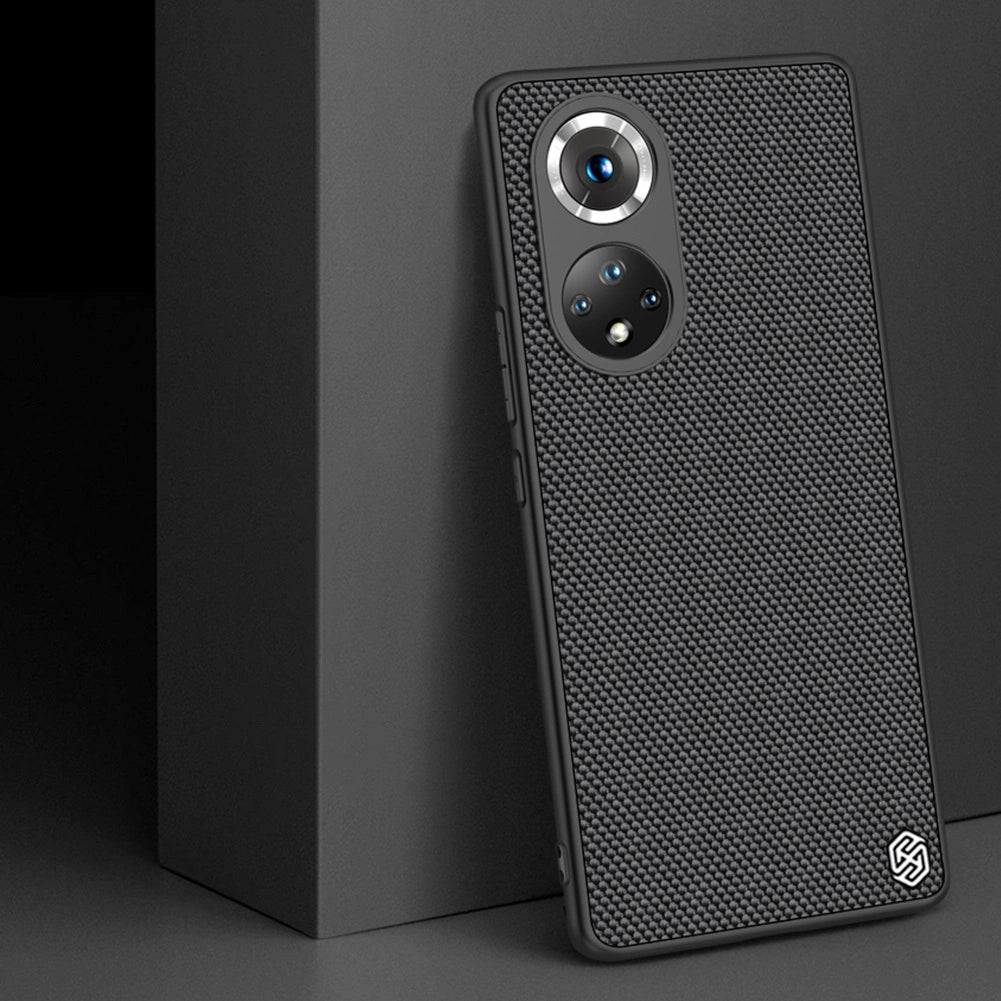 Nillkin Textured Case durable reinforced case with gel frame and nylon back for Honor 50 Pro black_7