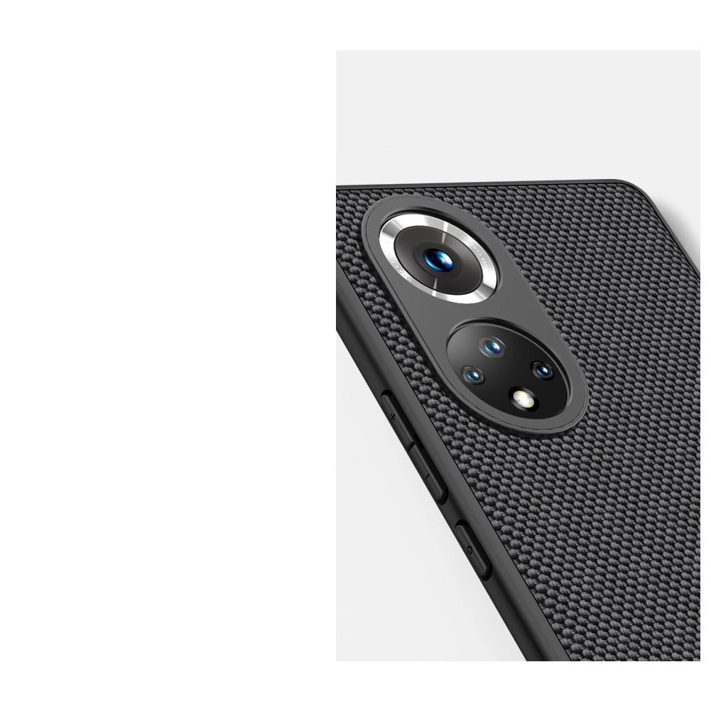 Nillkin Textured Case durable reinforced case with gel frame and nylon back for Honor 50 Pro black_11