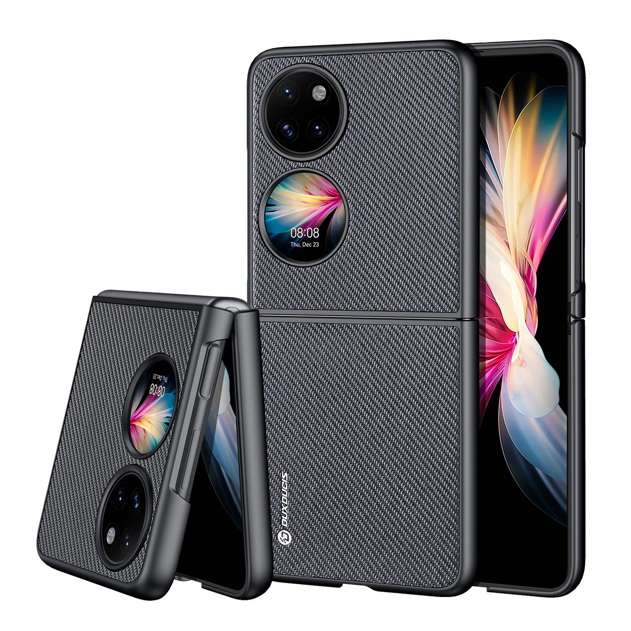 Dux Ducis Fino case is made of nylon material Huawei P50 Pocket black_0
