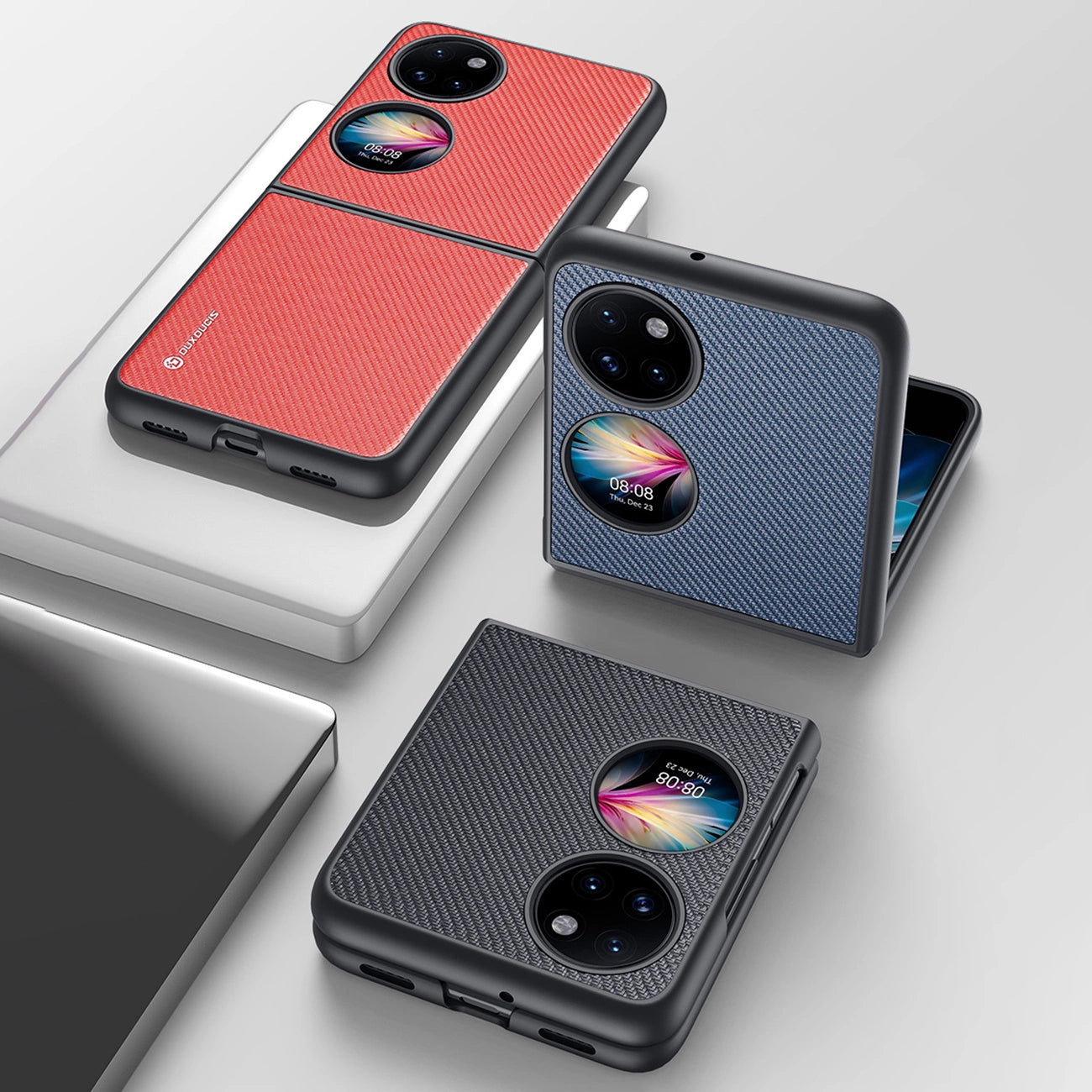 Dux Ducis Fino case is made of nylon material Huawei P50 Pocket black_13