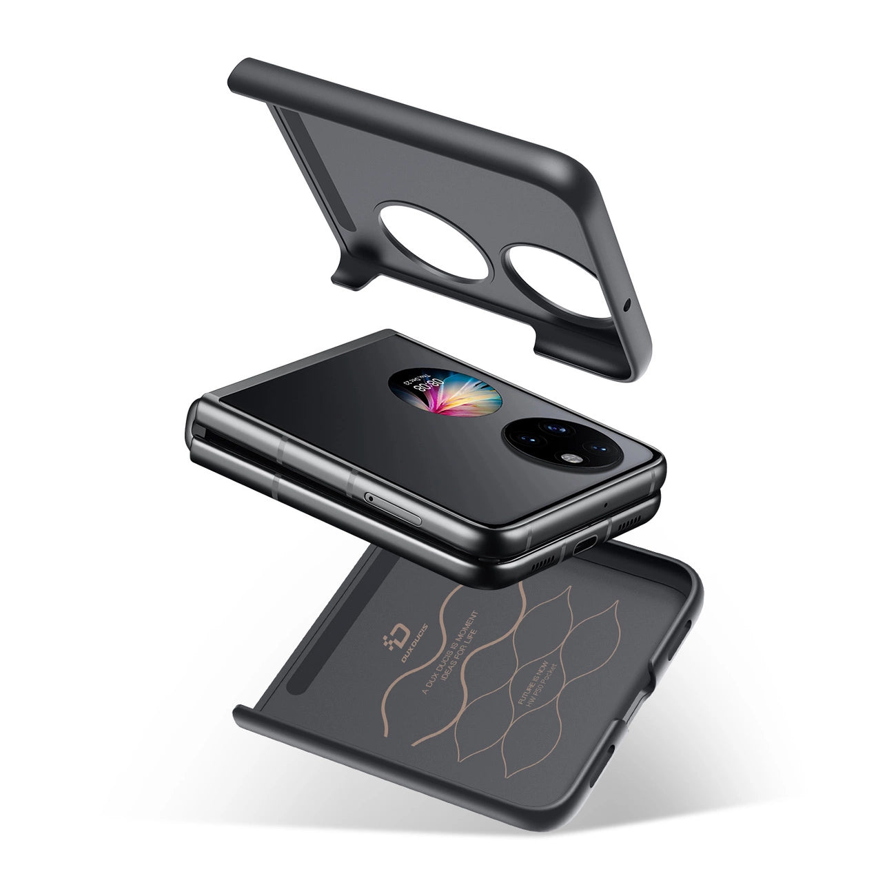Dux Ducis Fino case is made of nylon material Huawei P50 Pocket black_8