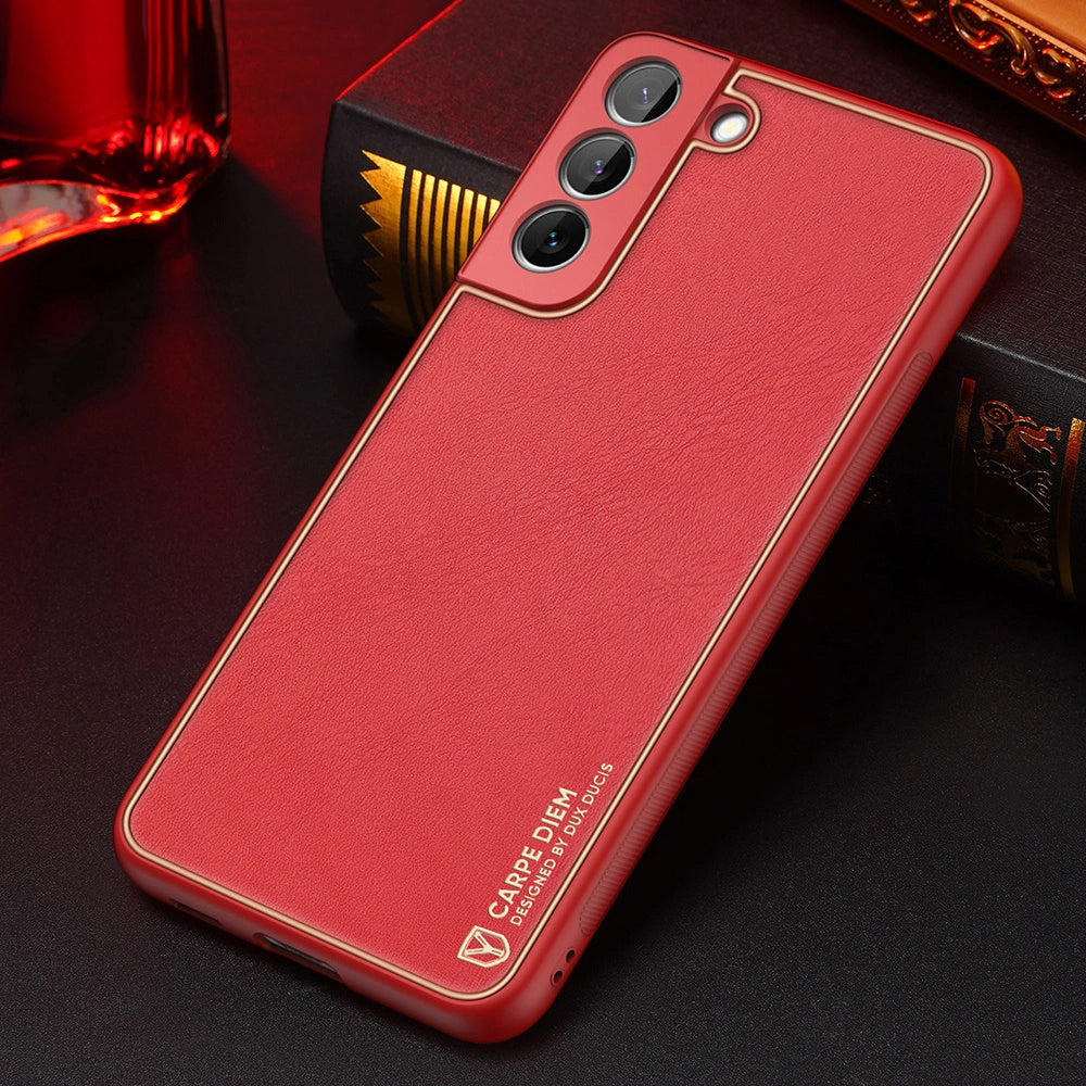 Dux Ducis Yolo elegant cover made of ecological leather for Samsung Galaxy S22 + (S22 Plus) red_10