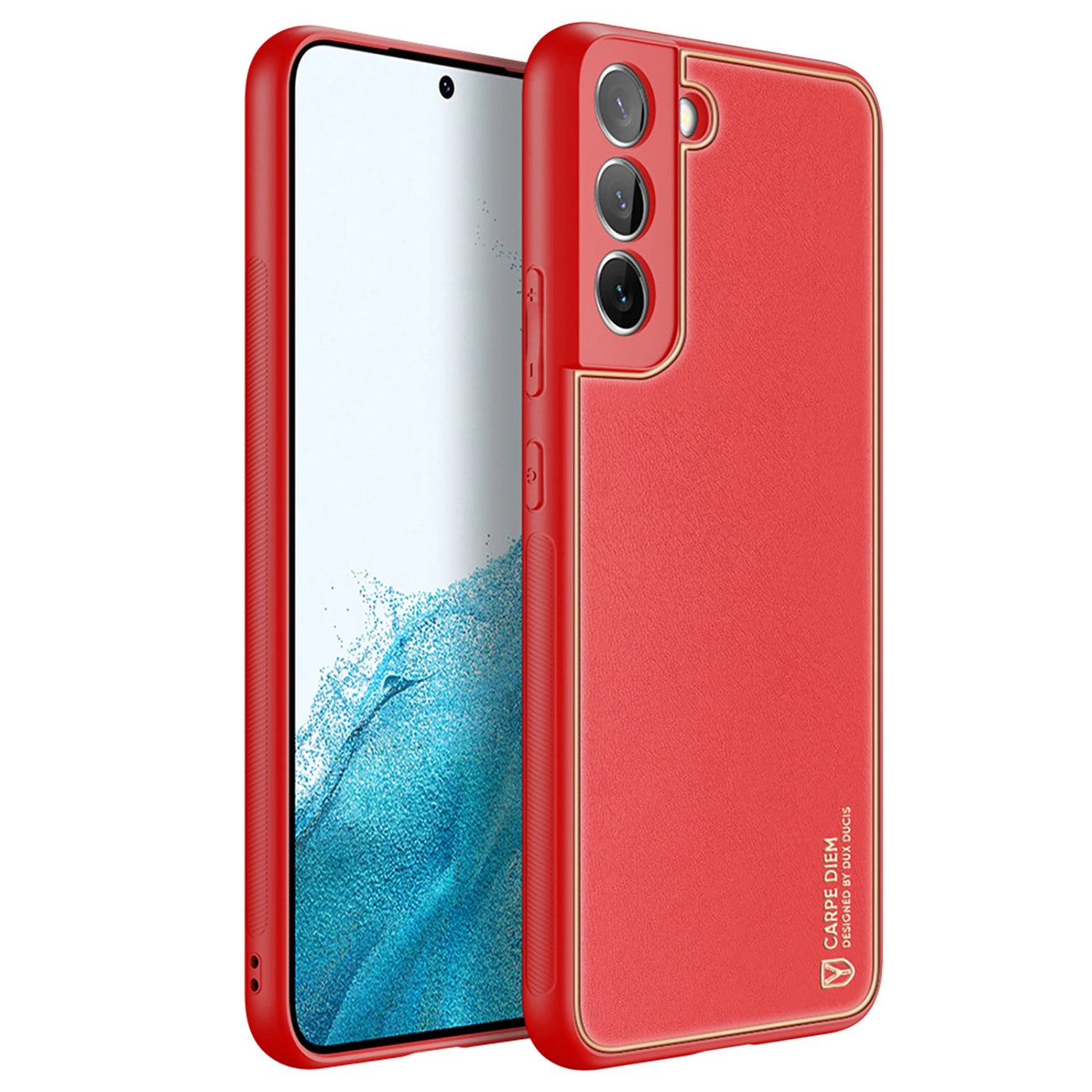 Dux Ducis Yolo elegant cover made of ecological leather for Samsung Galaxy S22 + (S22 Plus) red_2