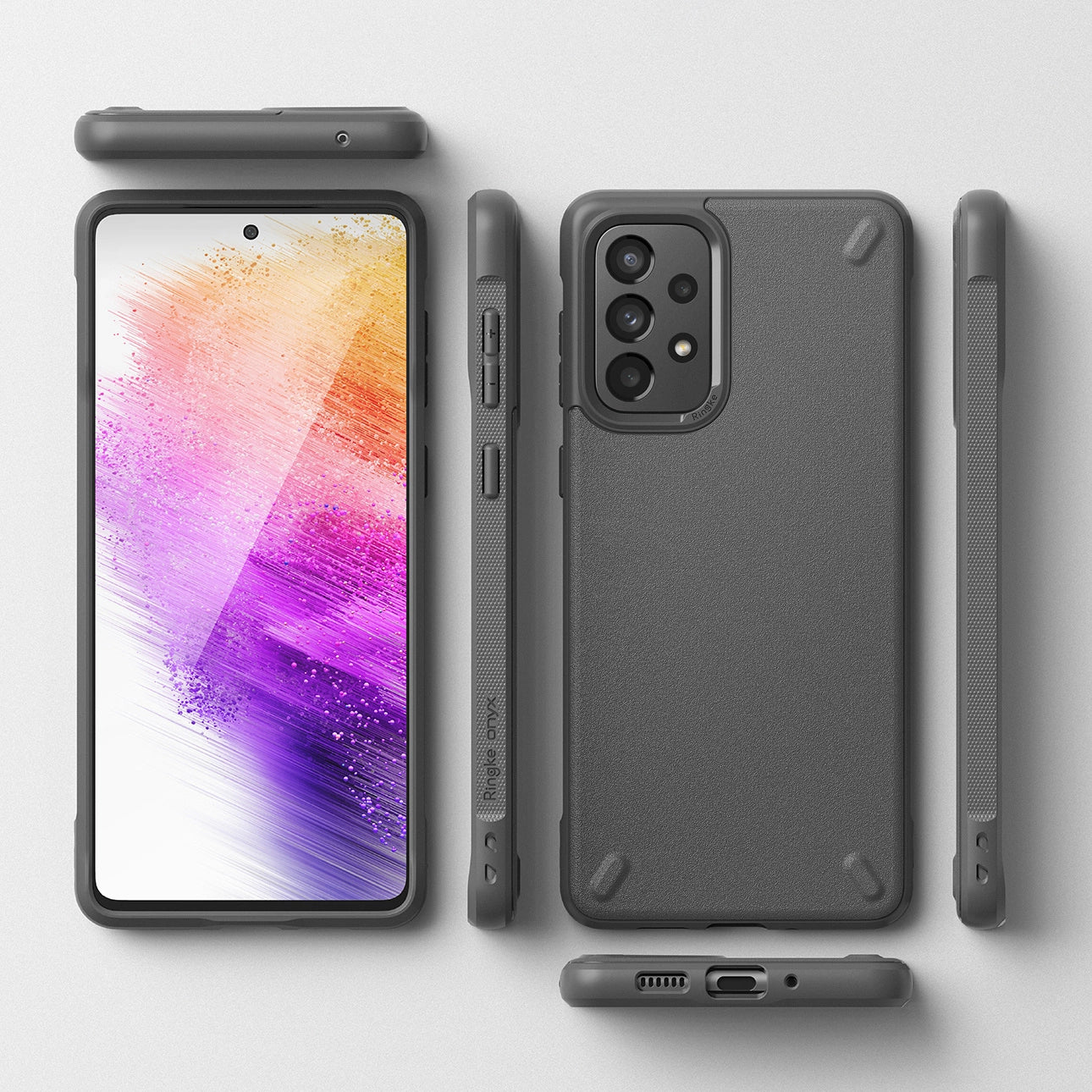Ringke Onyx Durable TPU Cover for Samsung Galaxy A73 gray_7