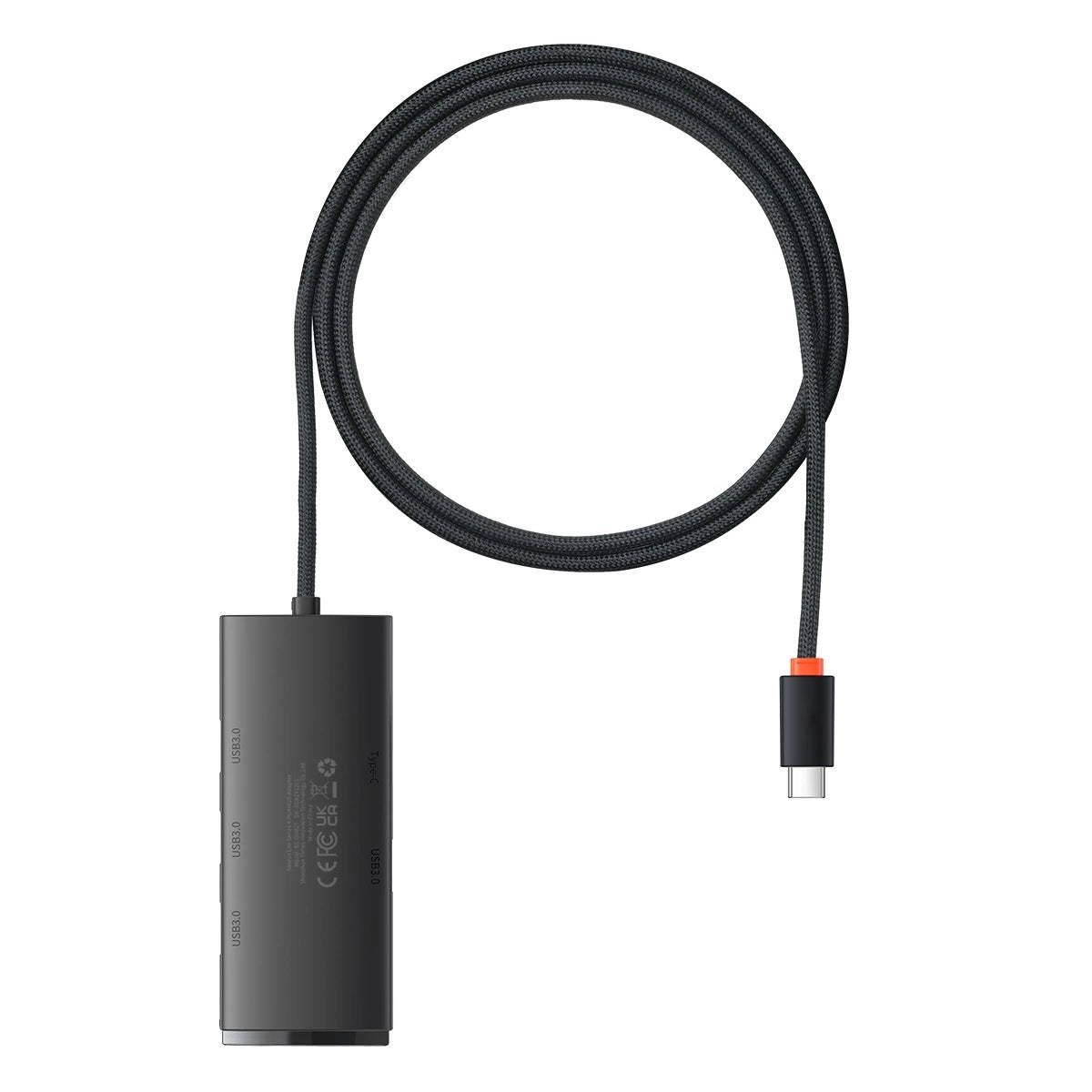 Baseus Lite Series HUB adapter USB Type C - 4x USB 3.0 1m black (WKQX030401)_3