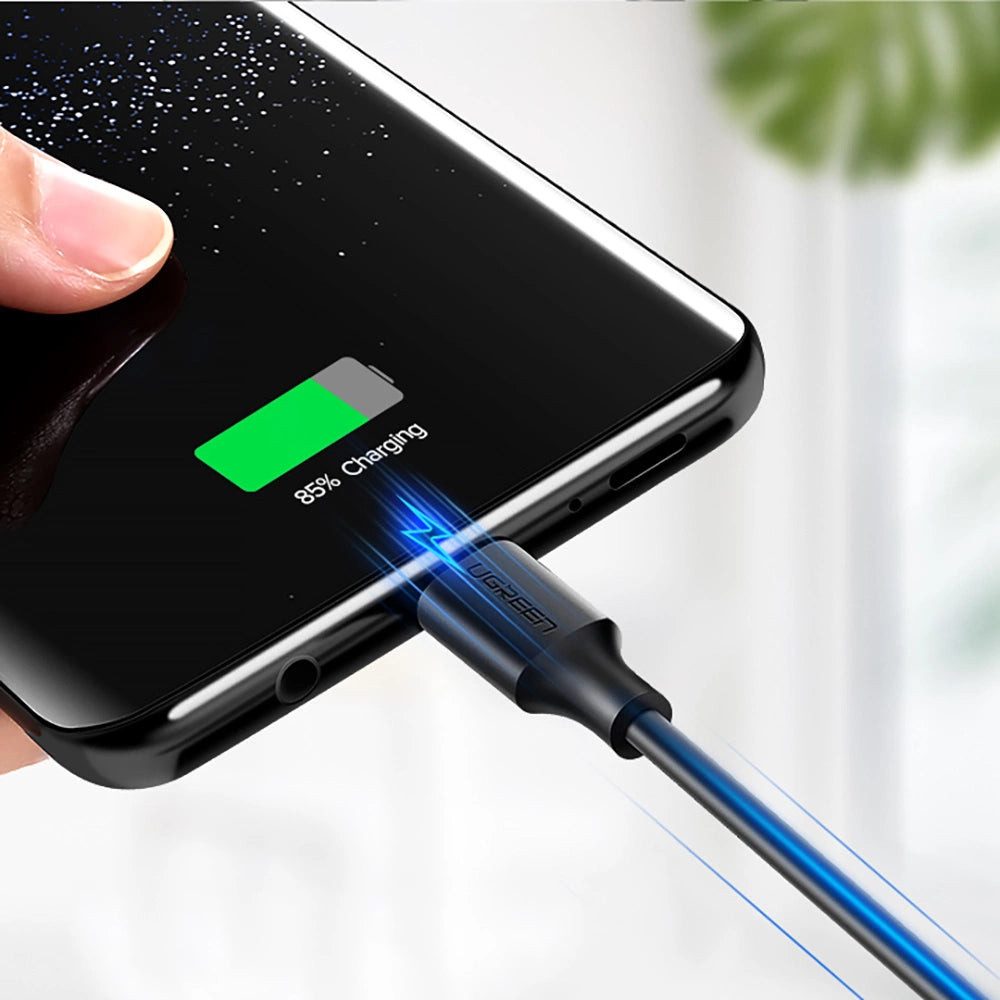 Ugreen US287 60114 USB-A / USB-C 3A cable 0.25m - black_5