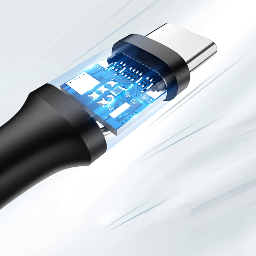 Ugreen US287 60114 USB-A / USB-C 3A cable 0.25m - black_7