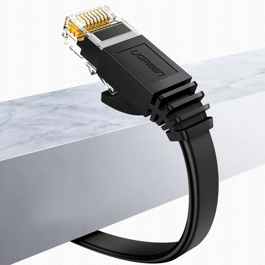 Ugreen NW102 50179 flat LAN Ethernet cable Cat. 6 12m - black_1