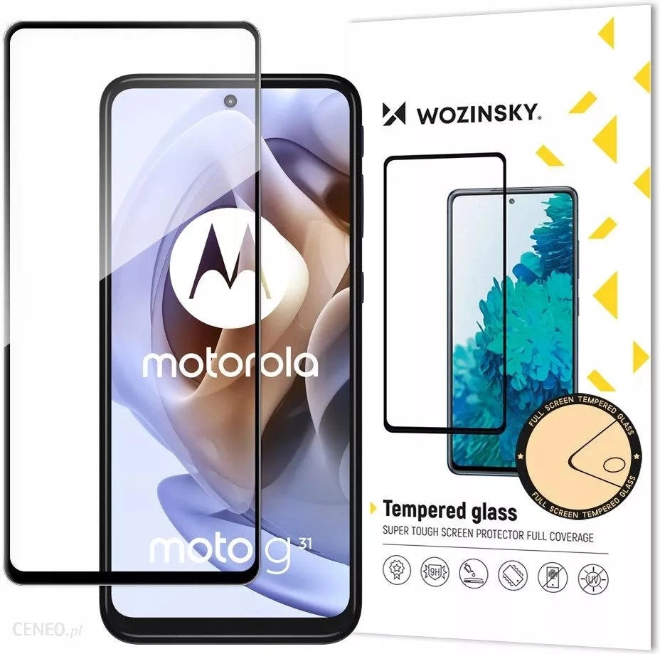 Wozinsky Full Glue Moto G51 Full Screen Tempered Glass with Black Frame_0
