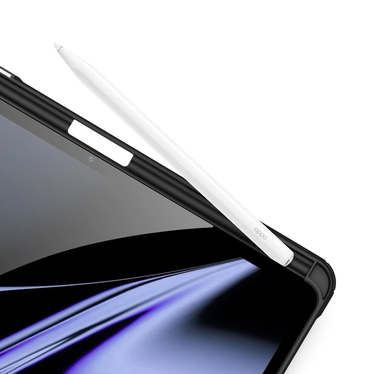 Dux Ducis Toby Armored Flip Smart Case for Oppo Pad with Stylus Holder Black_7