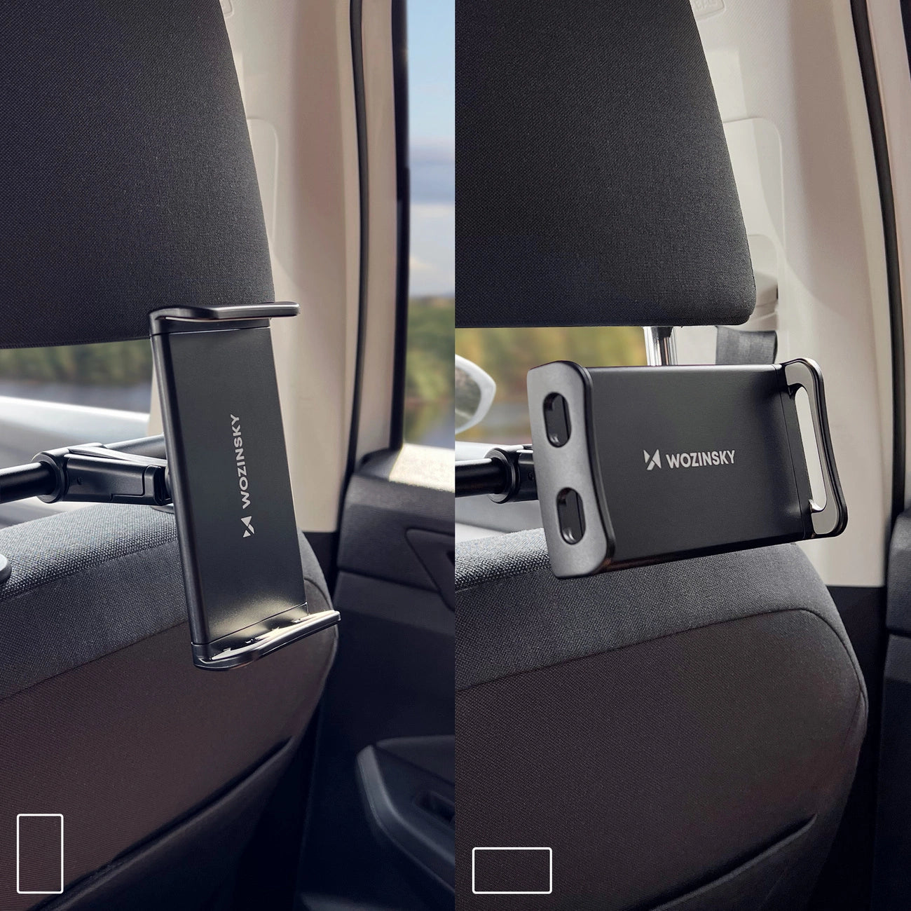 Wozinsky car headrest holder with hanger black (WTHBK2)_10