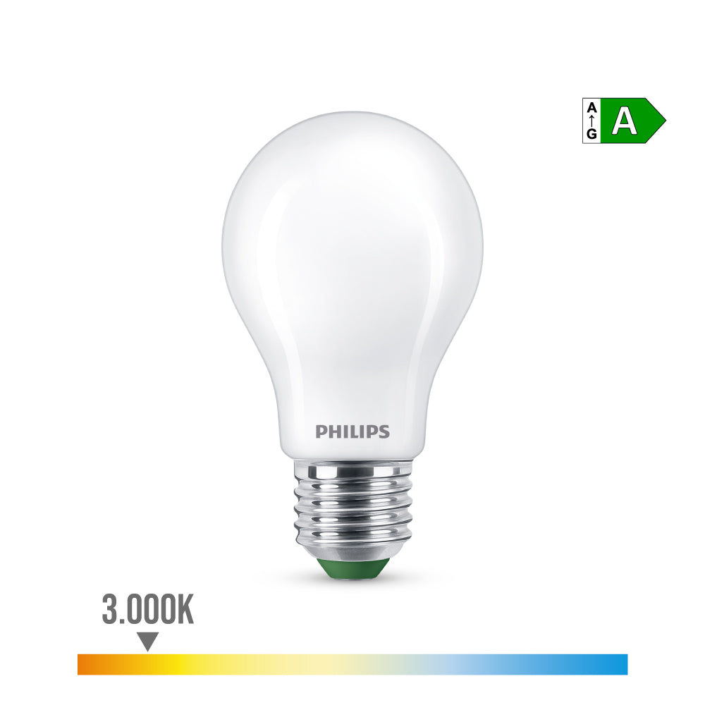 Lâmpada ultra efficient led classic 7,3w 1535im e27 3000k, ø6x12,4cm, philips_0