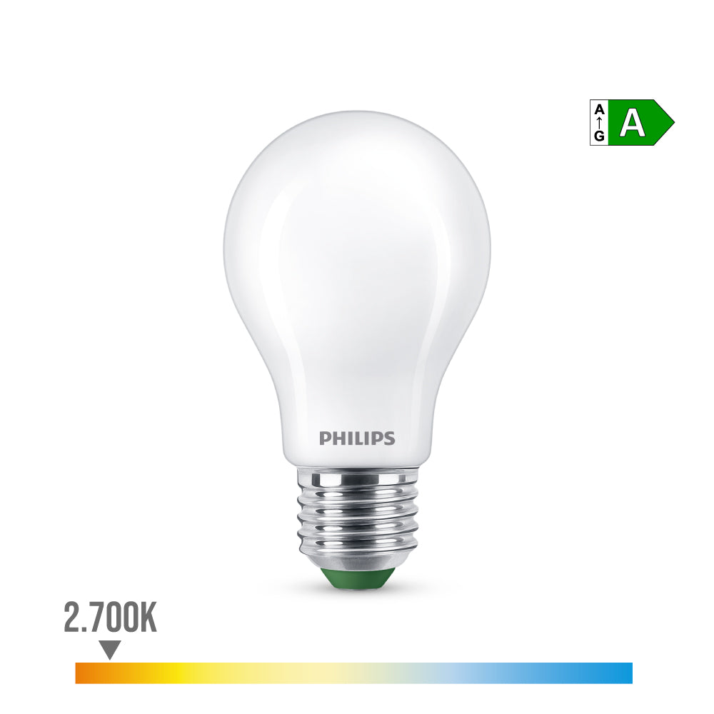 Lâmpada ultra efficient led classic 5,2w 1095im e27 2700k, ø10,4x6cm, philips_0