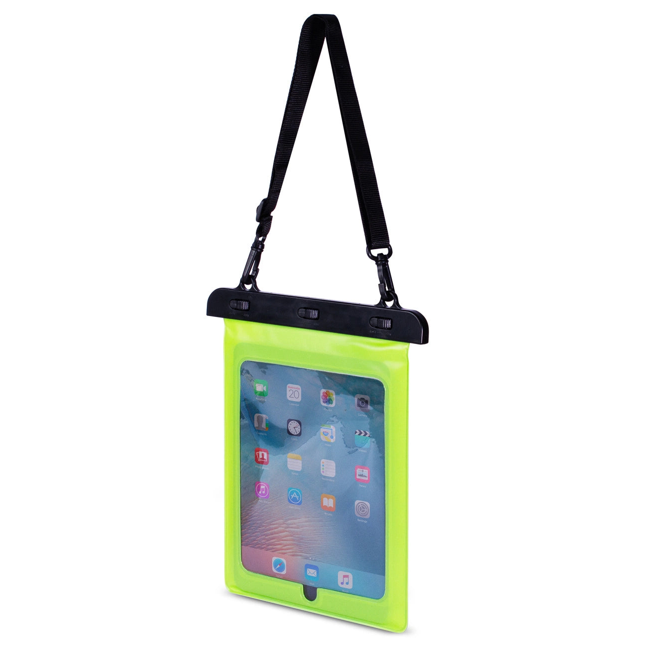 Waterproof PVC tablet case - green_1