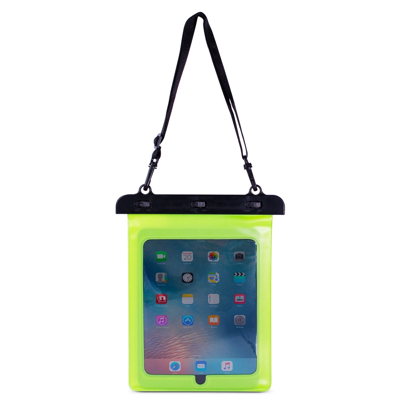 Waterproof PVC tablet case - green_2