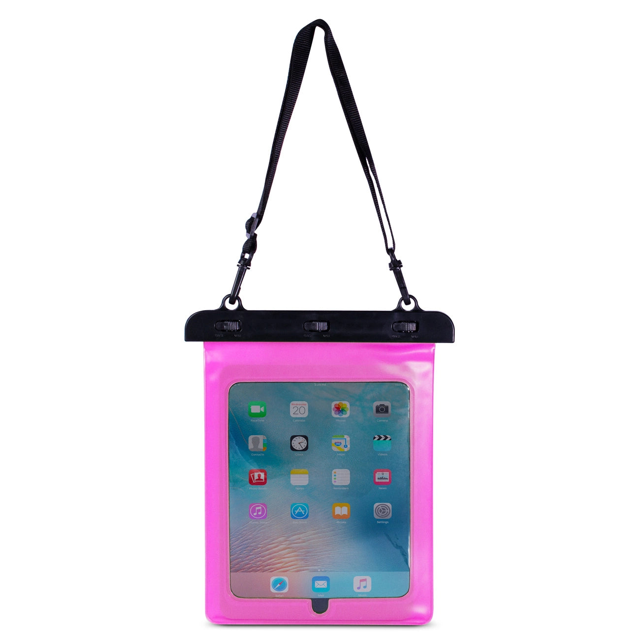 Waterproof PVC tablet case - pink_2