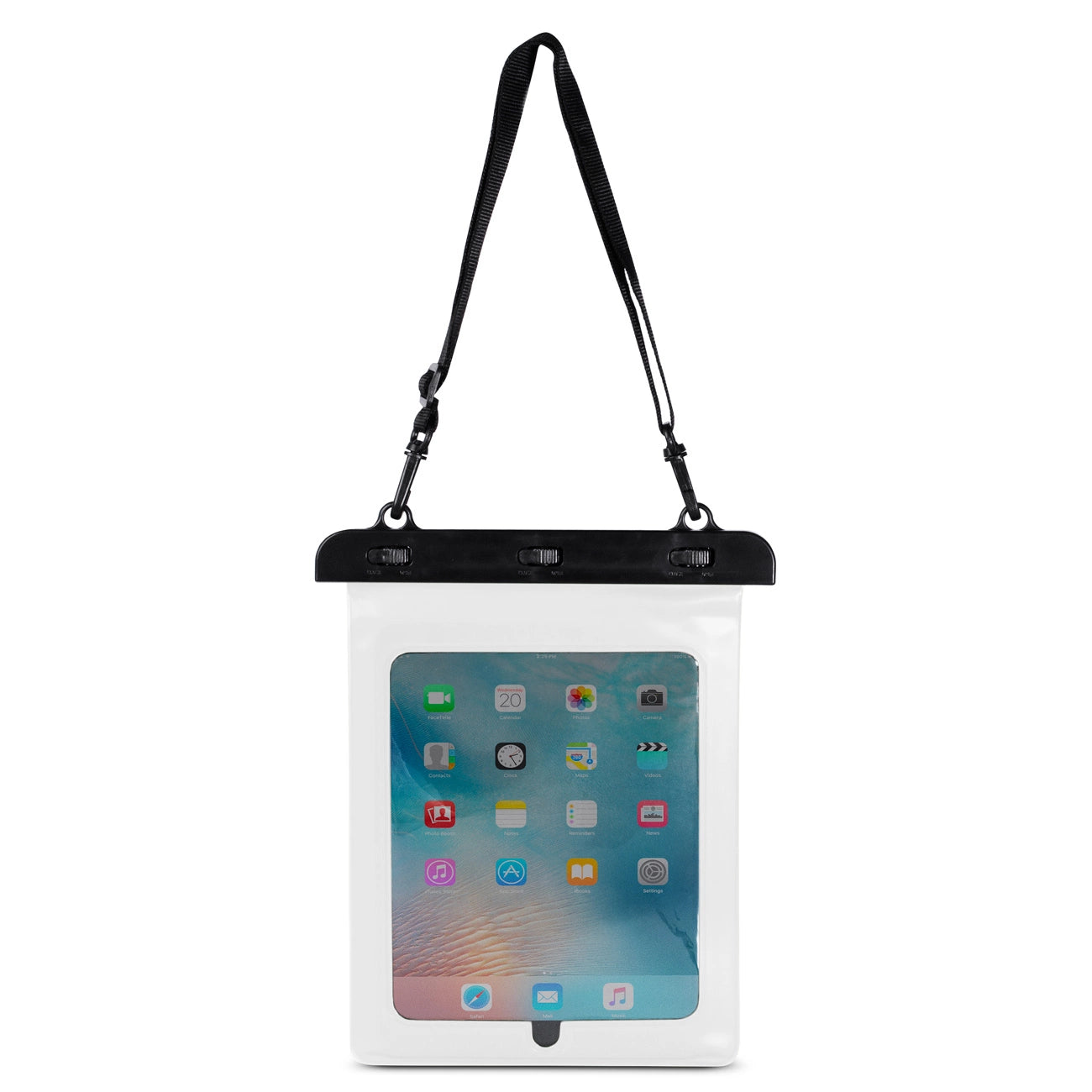 Waterproof PVC tablet case - white_2