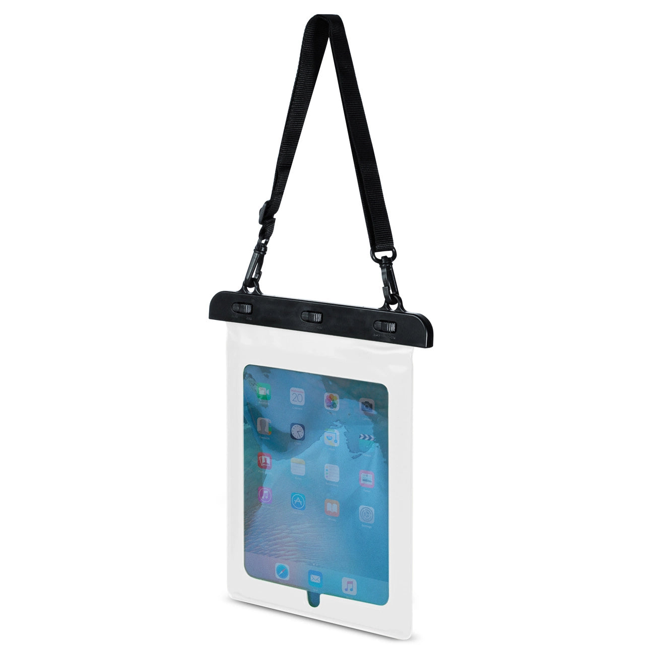 Waterproof PVC tablet case - white_1