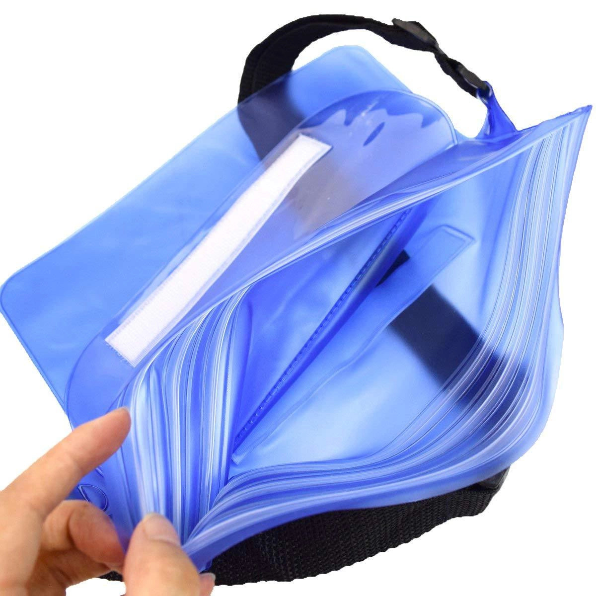 PVC waterproof pouch / waist bag - yellow_4