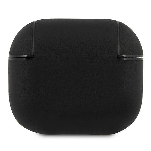 BMW BMA3SSLBK AirPods 3 cover czarny/black Geniune Leather Silver Logo_1