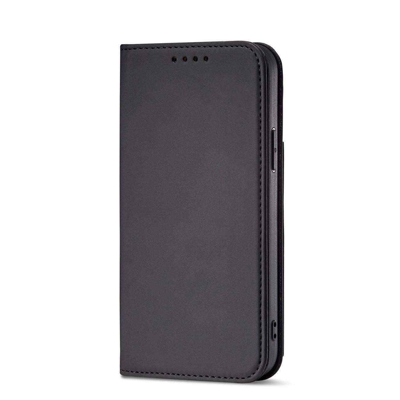 Magnet Card Case for iPhone 13 Pro Pouch Card Wallet Card Holder Black_3