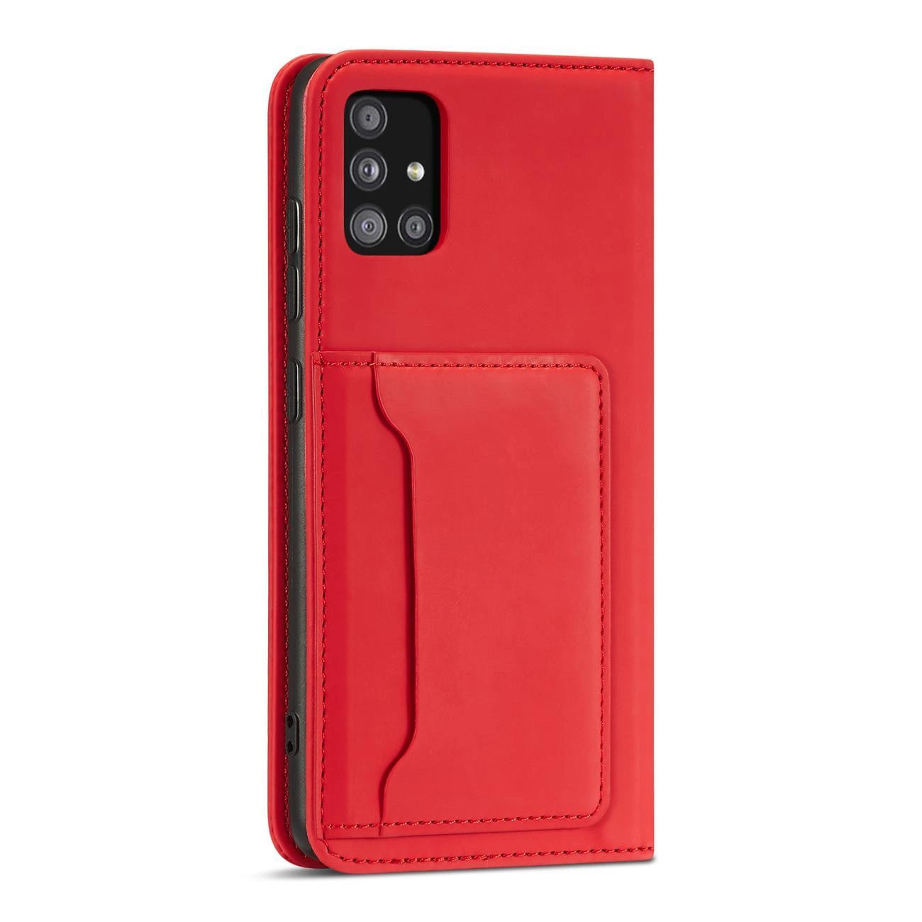 Magnet Card Case Case for Samsung Galaxy A13 5G Pouch Wallet Card Holder Red_5